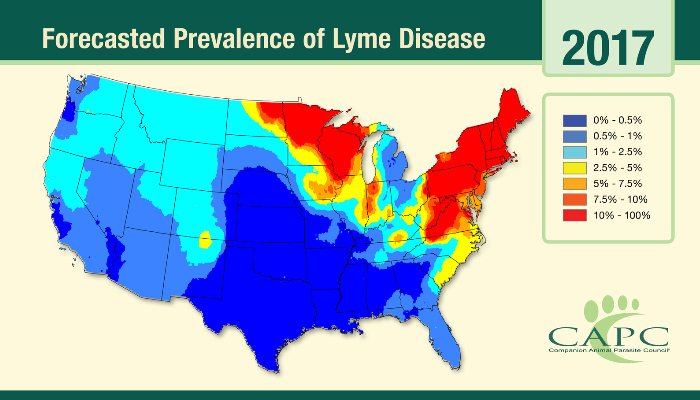 Lyme Disease Heat Map